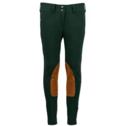 The Tailored Sportsman Girl's Trophy Hunter Breech-Front Zip -Smartpak Equine Shop 16943 blackforestgreen front