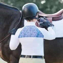 Piper Printed Mesh Long Sleeve Show Shirt By SmartPak - Clearance! -Smartpak Equine Shop 19c hra 34001 33063 33912 28662 floraltanlightwhitewalnutnoflash print 0776