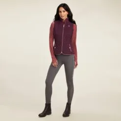 Ariat Ashley Insulated Vest -Smartpak Equine Shop 20705 mulberrybrown 1