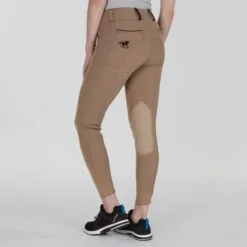 Piper Original Low-Rise Breeches By SmartPak - Knee Patch -Smartpak Equine Shop 20947 tanblack 0536