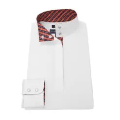 Essex Classics Talent Yarn Long Sleeve Show Shirt -Smartpak Equine Shop 21096orangespursstars