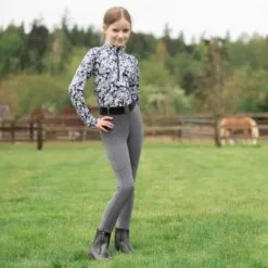 Kerrits Kids Ice Fil Tech Tight - Full Seat -Smartpak Equine Shop 21573 shadow l1