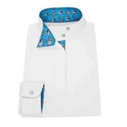 Essex Classics Girls Talent Yarn Long Sleeve Show Shirt 7 Essex Classics Girls Talent Yarn Long Sleeve Show Shirt -Smartpak Equine Shop 21622 cowsbulls