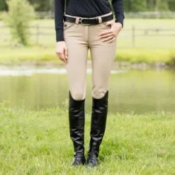 Piper Original Low-Rise Breeches By SmartPak - Knee Patch -Smartpak Equine Shop 22930 black 20947 tanblack 11