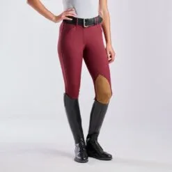 RJ Classics Gulf Knee Patch Breech - Clearance! -Smartpak Equine Shop 22934 tawny port 6501