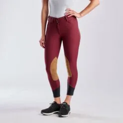 RJ Classics Gulf Knee Patch Breech - Clearance! -Smartpak Equine Shop 22934 tawny port 6503