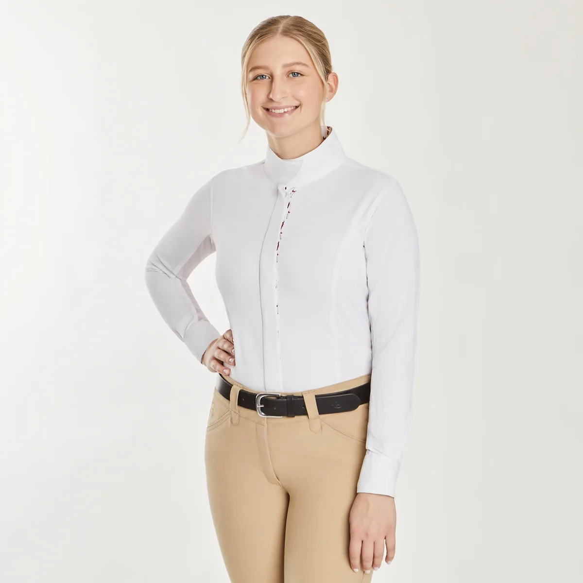 Piper Long Sleeve Show Shirt By SmartPak 2 Piper Long Sleeve Show Shirt By SmartPak - Image 2