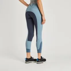 Hadley Mid-Rise Breeches By SmartPak - Full Seat - Clearance! -Smartpak Equine Shop 24690 slateblue 4