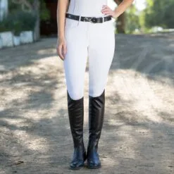 Hadley Mid-Rise Breeches By SmartPak - Full Seat - Clearance! -Smartpak Equine Shop 24690 white model