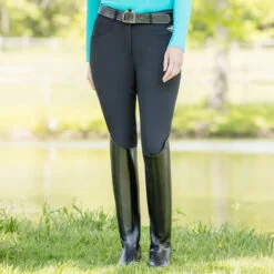 Piper Winter Softshell Breeches By SmartPak - Full Seat - Clearance! 25 Piper Winter Softshell Breeches By SmartPak - Full Seat - Clearance! -Smartpak Equine Shop 24846 black front