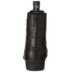 Saxon Syntovia Kids Zip Paddock Boot -Smartpak Equine Shop 24881 24882 black back