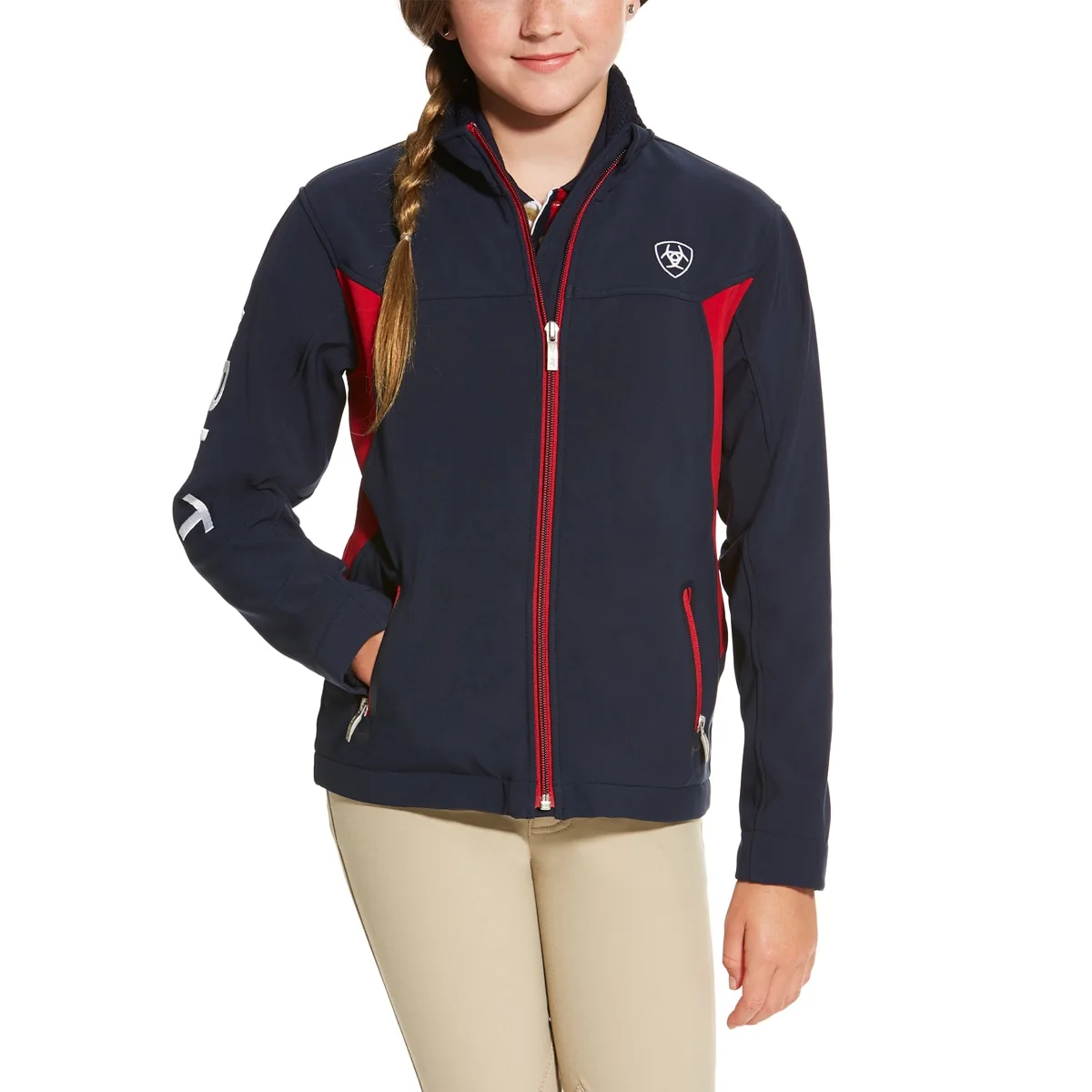 Ariat Girls Team Softshell Jacket 1 Ariat Girls Team Softshell Jacket