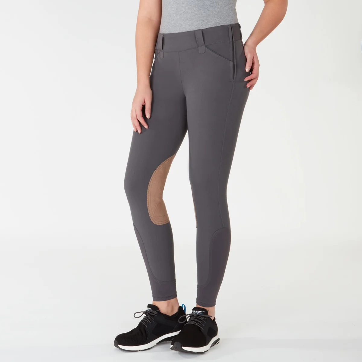 Piper Tan Patch Low-Rise Side Zip Breeches By SmartPak 1 Piper Tan Patch Low-Rise Side Zip Breeches By SmartPak