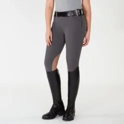 Piper Tan Patch Low-Rise Side Zip Breeches By SmartPak 14 Piper Tan Patch Low-Rise Side Zip Breeches By SmartPak -Smartpak Equine Shop 27140 charcoaltanpatch bom 0586