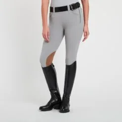 Piper Tan Patch Low-Rise Side Zip Breeches By SmartPak 18 Piper Tan Patch Low-Rise Side Zip Breeches By SmartPak -Smartpak Equine Shop 27140 warmgreytan 1