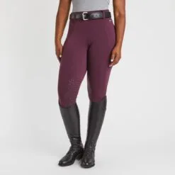 Kerrits Powerstretch Pocket Tight II Winter Knee Patch - Clearance! -Smartpak Equine Shop 27316 raisin 11822