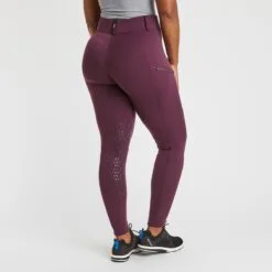 Kerrits Powerstretch Pocket Tight II Winter Knee Patch - Clearance! -Smartpak Equine Shop 27316 raisin 11830