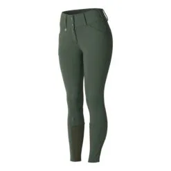Horze Grand Prix Thermo Silicone Full Seat Breeches - Clearance! 13 Horze Grand Prix Thermo Silicone Full Seat Breeches - Clearance! -Smartpak Equine Shop 27554 thymegreen front