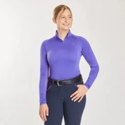 Piper SmartCore™ Long Sleeve ¼ Zip Sun Shirt- Clearance! -Smartpak Equine Shop 29332 darkiris 1
