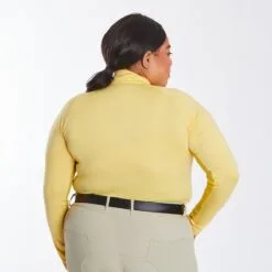 Piper SmartCore™ Long Sleeve ¼ Zip Sun Shirt- Clearance! -Smartpak Equine Shop 29332 lemon 25403