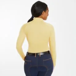 Piper SmartCore™ Long Sleeve ¼ Zip Sun Shirt- Clearance! -Smartpak Equine Shop 29332 lemonyellow 4316