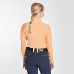 Piper SmartCore™ Long Sleeve ¼ Zip Sun Shirt- Clearance! -Smartpak Equine Shop 29332 melon 2