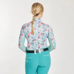 Piper SmartCore™ Long Sleeve ¼ Zip Sun Shirt- Clearance! -Smartpak Equine Shop 29332 multifloral 2