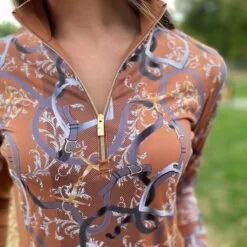 Arista Performance 1/4 Zip - Clearance! -Smartpak Equine Shop 30923 elegancerusticgold 6