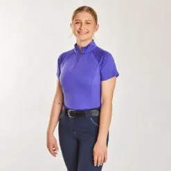 Piper SmartCore™ Short Sleeve ¼ Zip Sun Shirt- Clearance! -Smartpak Equine Shop 31292 darkiris 23870