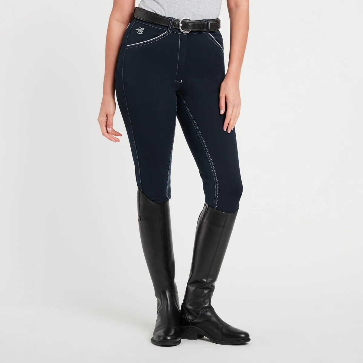 Piper Original High-Rise Breeches By SmartPak - Full Seat 1 Piper Original High-Rise Breeches By SmartPak - Full Seat