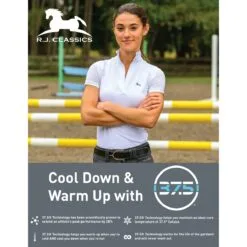 RJ Classics Lyla Jr Sun Shirt W/ 37.5 Temperature Regulating Technology - Clearance! -Smartpak Equine Shop 31619 33198 signage 7