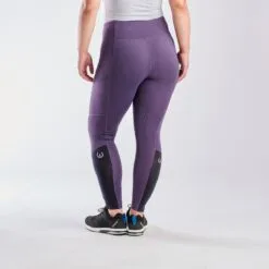 Kerrits Thermo Tech Full Leg Tight - Knee Patch - Clearance! -Smartpak Equine Shop 32431 blackberry black 6290