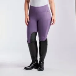 Kerrits Fleece Lite II Tights - Knee Patch - Clearance! 24 Kerrits Fleece Lite II Tights - Knee Patch - Clearance! -Smartpak Equine Shop 32432 lavender blackberry 5764