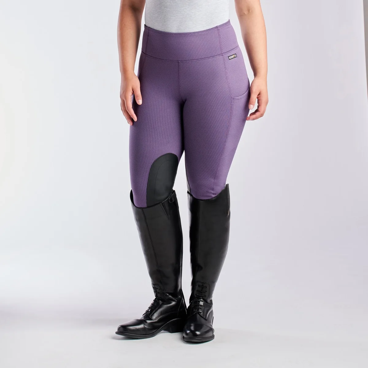 Kerrits Fleece Lite II Tights - Knee Patch - Clearance! 5 Kerrits Fleece Lite II Tights - Knee Patch - Clearance! - Image 5