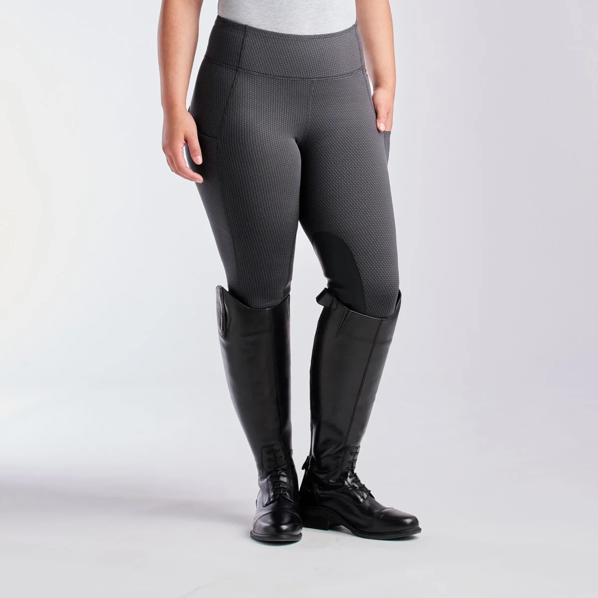 Kerrits Fleece Lite II Tights - Knee Patch - Clearance! 9 Kerrits Fleece Lite II Tights - Knee Patch - Clearance! - Image 9