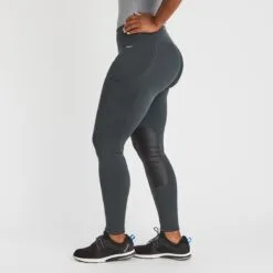 Kerrits Fleece Lite II Tights - Knee Patch - Clearance! 34 Kerrits Fleece Lite II Tights - Knee Patch - Clearance! -Smartpak Equine Shop 32432 spruceherringbone 12341