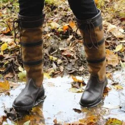 TuffRider Ladies Lexington Waterproof Tall Country Boots -Smartpak Equine Shop 32880 chocolate lifestyle 1