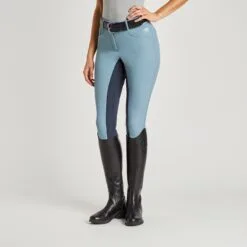 Hadley High-Rise Breeches By SmartPak - Full Seat - Clearance! 21 Hadley High-Rise Breeches By SmartPak - Full Seat - Clearance! -Smartpak Equine Shop 33066 slateblue 1