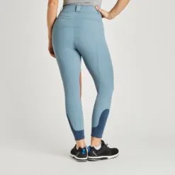 Hadley High-Rise Breeches By SmartPak - Knee Patch - Clearance! 15 Hadley High-Rise Breeches By SmartPak - Knee Patch - Clearance! -Smartpak Equine Shop 33067 slateblue 4