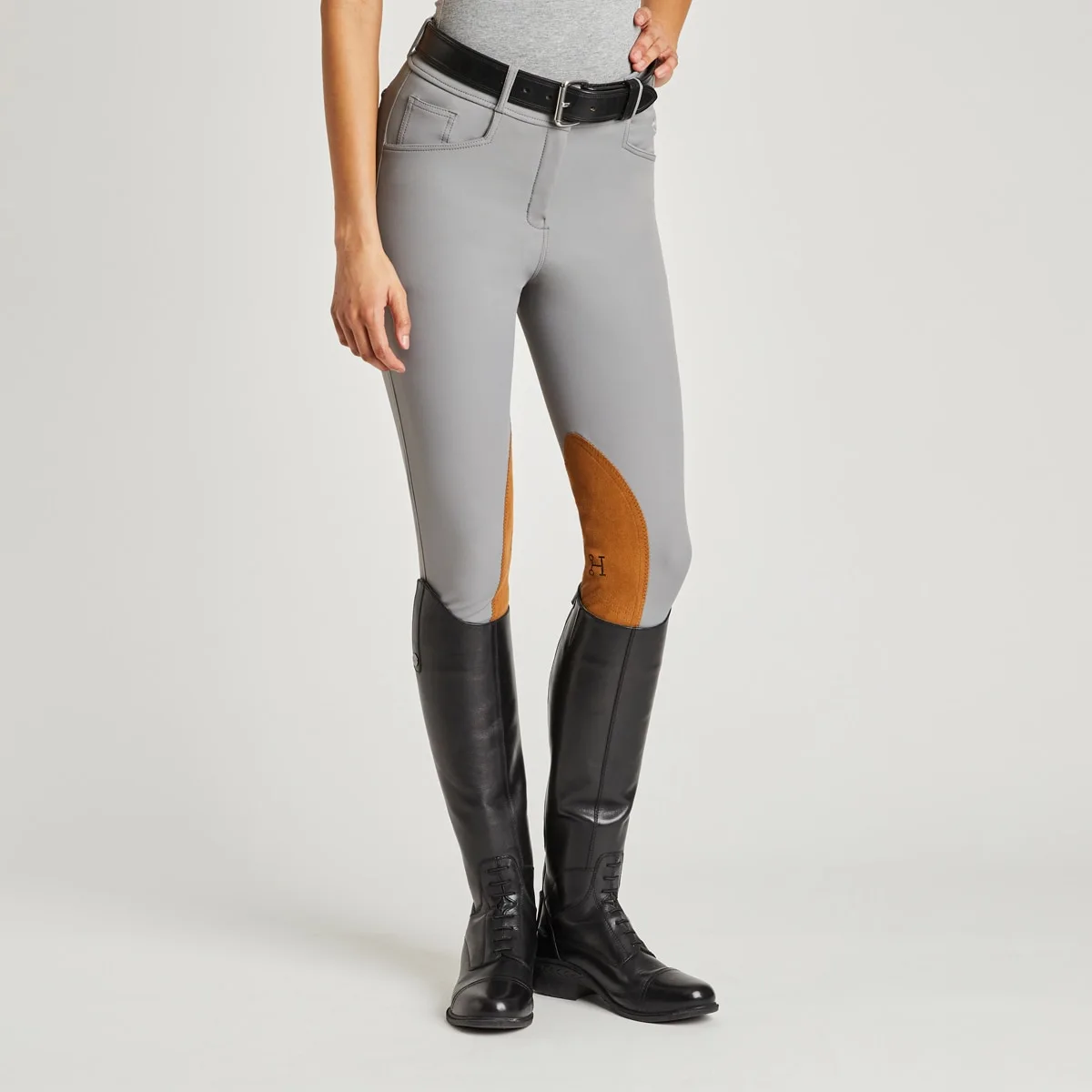 Hadley High-Rise Breeches By SmartPak - Knee Patch - Clearance! 9 Hadley High-Rise Breeches By SmartPak - Knee Patch - Clearance! - Image 9