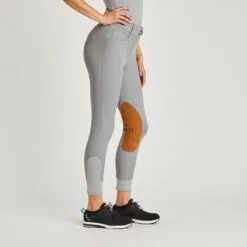 Hadley High-Rise Breeches By SmartPak - Knee Patch - Clearance! 21 Hadley High-Rise Breeches By SmartPak - Knee Patch - Clearance! -Smartpak Equine Shop 33067 stormgrey 2