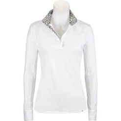 RJ Classics Maddie Long Sleeve Show Shirt W/ 37.5 Temperature Regulating Technology - Clearance -Smartpak Equine Shop 33198 dogs 1