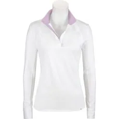 RJ Classics Maddie Long Sleeve Show Shirt W/ 37.5 Temperature Regulating Technology - Clearance -Smartpak Equine Shop 33198 purplestripe 1