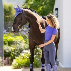 LeMieux Pull On Full Seat Silicone Breeches - Clearance! -Smartpak Equine Shop 33308 bluebell 4