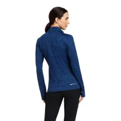 Ariat Prophecy 1/4 Zip Baselayer - Clearance! -Smartpak Equine Shop 33405 estateblue 2