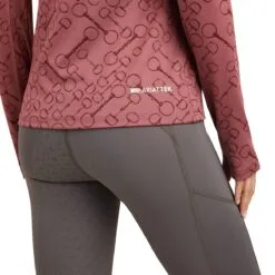 Ariat Prophecy 1/4 Zip Baselayer - Clearance! -Smartpak Equine Shop 33405 wildgingerbit 3