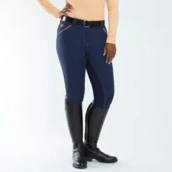Piper Evolution Mid-rise Breeches By SmartPak - Full Seat - Clearance! -Smartpak Equine Shop 33428 navymelon 18889