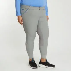Piper Evolution Mid-rise Breeches By SmartPak - Full Seat - Clearance! -Smartpak Equine Shop 33428 warmgreydarkperiwinkle 1333
