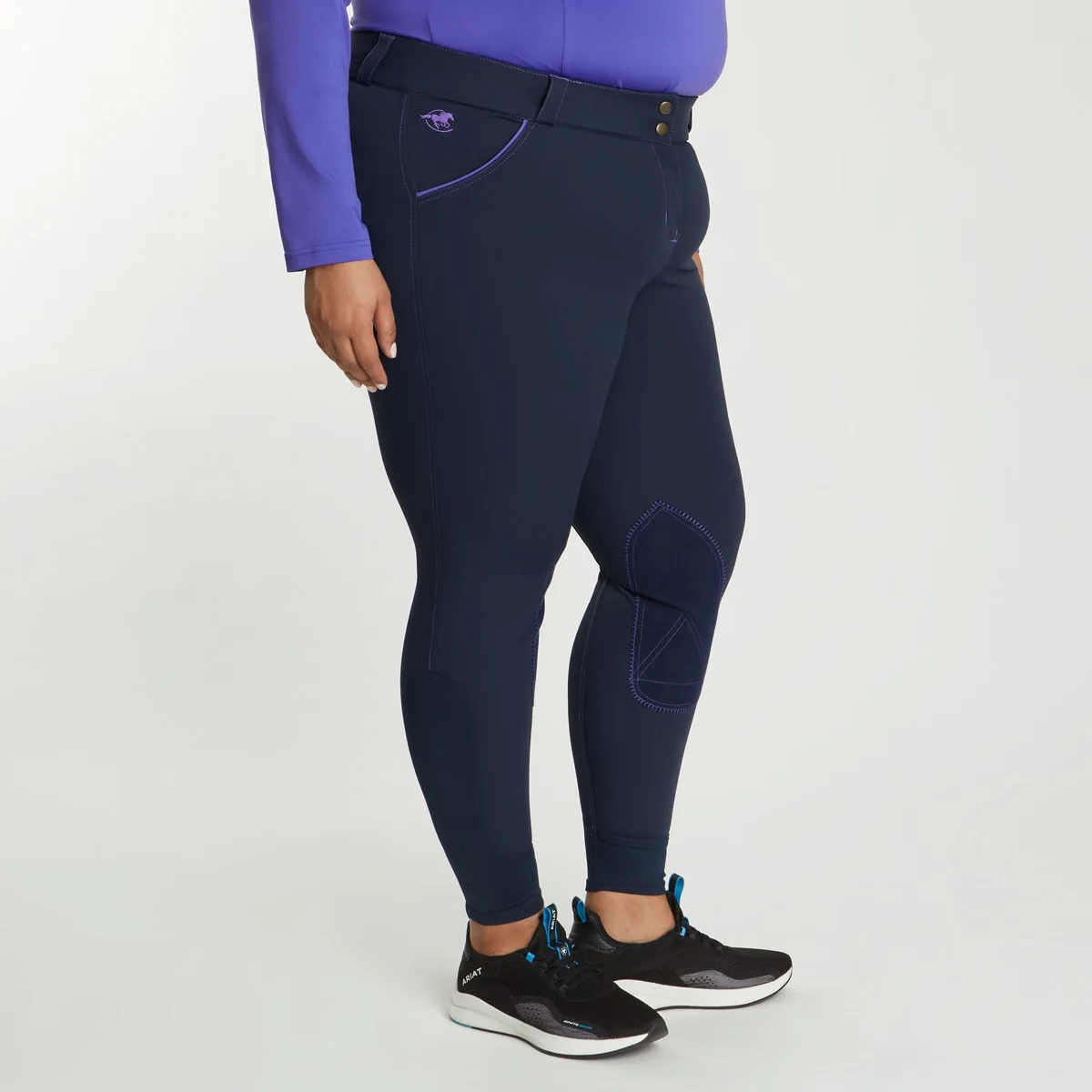 Piper Evolution Mid-rise Breeches By SmartPak - Knee Patch - Clearance! 13 Piper Evolution Mid-rise Breeches By SmartPak - Knee Patch - Clearance! - Image 13