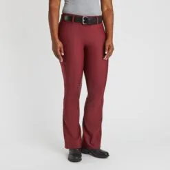 Piper Fusion Boot Cut Breech By SmartPak- Knee Patch - Clearance! -Smartpak Equine Shop 34032 merlot 1